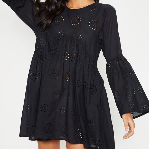 NWT PLT Tassel Back Eyelet Cut Dress - Picture 2 of 6